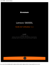 Lenovo IdeaTab S6000L Le manuel du propriétaire