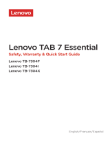 Lenovo TB-7304X Manuel utilisateur