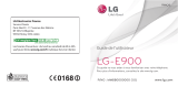 LG Série E900 Le manuel du propriétaire