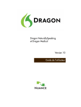 Nuance Dragon NaturallySpeaking 10 Mode d'emploi