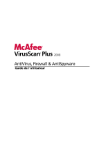 McAfee VirusScan Plus 2008 Le manuel du propriétaire
