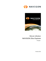 Navigon 25xx Explorer Le manuel du propriétaire