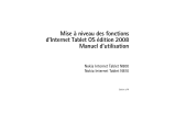 Nokia N800 OS 2008 Update Manuel utilisateur