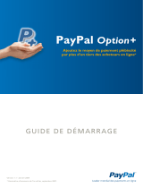 PayPal Option+ 2012 Guide de démarrage rapide
