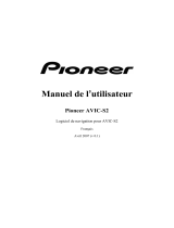 Pioneer AVIC S2 Manuel utilisateur