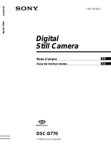 Sony Série Cyber-Shot DSC D770 Manuel utilisateur