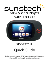 Sunstech Sporty Sporty II Mode d'emploi