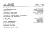 Citizen 350DPN Le manuel du propriétaire