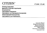 Citizen CX-80 Le manuel du propriétaire