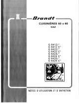 Brandt G6412C Le manuel du propriétaire