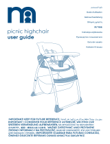 mothercare Picnic highchair Mode d'emploi