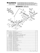 Shimano BR-M450 Exploded View