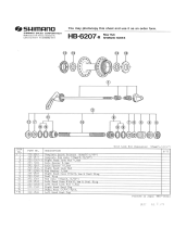 Shimano HB-6207-R Exploded View