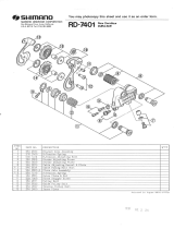 Shimano RD-7401 Exploded View