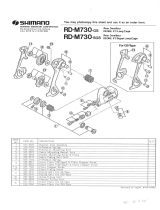 Shimano RD-M730 Exploded View