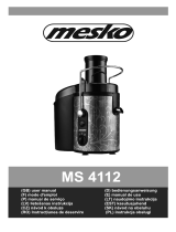 Mesko MS 4112 Le manuel du propriétaire
