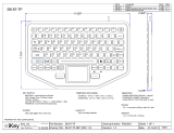 iKey SB-87-TP Technical Drawing
