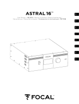Focal Astral 16 Manuel utilisateur