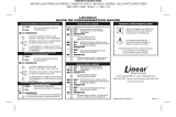 Linear LDCO800 Mode d'emploi