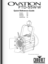 Chauvet 220OVATIONFTD55WW Guide de référence