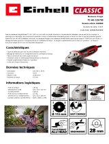 EINHELL TC-AG 115/750 Product Sheet