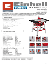 EINHELL TC-TS 2025/1 U Product Sheet