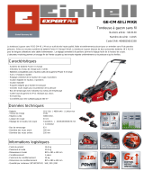 EINHELL GE-CM 43 Li M Kit (2x4,0Ah) Product Sheet