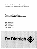 De Dietrich FA6547D1 Le manuel du propriétaire