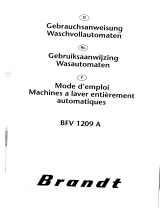 Brandt BFV1209A Le manuel du propriétaire