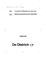 De Dietrich DOP370BH1 Le manuel du propriétaire