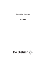 De Dietrich DOP458BF1 Le manuel du propriétaire
