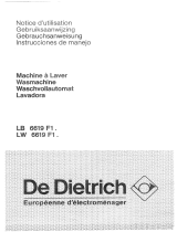 De Dietrich LW6619F1 Le manuel du propriétaire