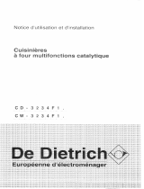 De Dietrich CD3234F1 Le manuel du propriétaire
