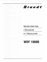 Brandt WDF1088B Le manuel du propriétaire
