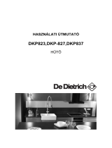 De Dietrich DKP837B Le manuel du propriétaire