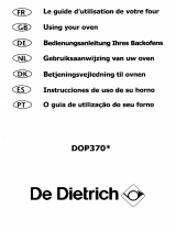 De Dietrich DOP370BE1 Le manuel du propriétaire