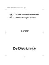 De Dietrich DOP470BH1 Le manuel du propriétaire