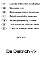 De Dietrich DOV300XE1 Le manuel du propriétaire