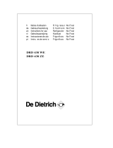 De Dietrich DRD438ZE Le manuel du propriétaire