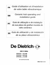 De Dietrich DTV320XE1 Le manuel du propriétaire