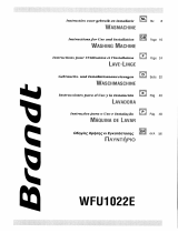 Groupe Brandt WFU1022E Le manuel du propriétaire