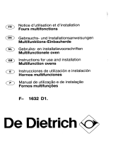 De Dietrich FM1632D2 Le manuel du propriétaire