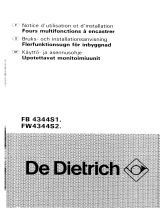 De Dietrich FW4344S1 Le manuel du propriétaire