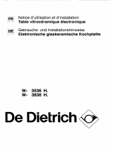 De Dietrich WM3536H2 Le manuel du propriétaire