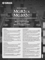 Yamaha MG102C - 10 Input Stereo Mixer Manuel utilisateur