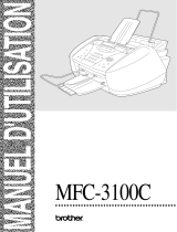 Brother MFC 3100C - Inkjet Multifunction (French) Manuel D'utilisation
