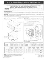 Frigidaire FEW30S2DCB Guide d'installation