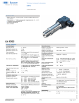 Baumer EF6 Fiche technique