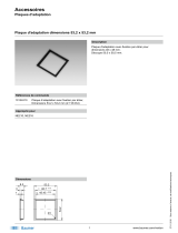 Baumer Adaptor plate for clip frame mount, face 53.2 x 53.2 mm (Z 118.034) Fiche technique