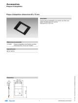 Baumer Adaptor plate for clip frame mount, face 60 x 75 mm (Z 118.035) Fiche technique